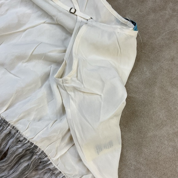 Alice + Olivia Top Layered Cami Blouse Silk Lining Women Sz XS Animal Print - Picture 10 of 10